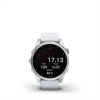 Garmin fenix 7S Silver-Whitestone pulzusmérő óra