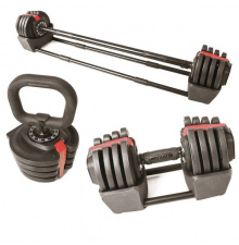 Toorx MBKCR-18 3in1 állítható súlyzó szett 1,5-18 kg