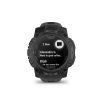 Garmin Instinct 3 50mm, Solar Tactical Black pulzusmérő óra