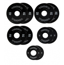 Toorx 50 mm gumi frakciós súlytárcsa 2,5 kg