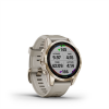 Garmin fenix 7S Sapphire Solar Cream Gold pulzusmérő óra