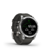 Garmin fenix 7 Silver-Graphite pulzusmérő óra