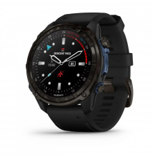 Garmin Descent Mk3i - 51mm carbon Grey DLC Titán szilikon szíjjal pulzusmérő óra