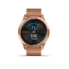 Garmin vívomove LUXE 18K Rose-Gold pulzusmérő óra Milanese fémszíjjal
