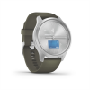 Garmin vívomove STYLE Silver Moss-Green pulzusmérő óra