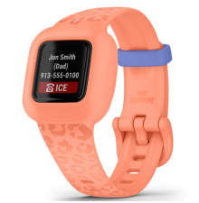 Garmin vivofit jr. 3 Peach Leopard aktivitásmérő