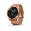 Garmin vívomove LUXE 18K Rose-Gold pulzusmérő óra Milanese fémszíjjal