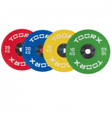 Toorx 50 mm Competition gumírozott tárcsa 20 kg