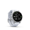 Garmin Fenix 8 Amoled 43mm Whitestone fehér szilikon szíjjal pulzusmérő óra