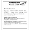Pro Nutrition Vitamin-C 1000 100 kapsz.
