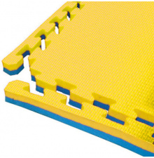 TOORX tatami szőnyeg sárga-kék 100x100x4 cm