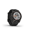 Garmin fenix 7S Sapphire Solar Carbon Grey pulzusmérő óra