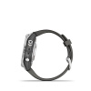 Garmin Fenix 7S Pro Solar Ezüst Grafitszürke Szilikon Szíjjal pulzusmérő óra