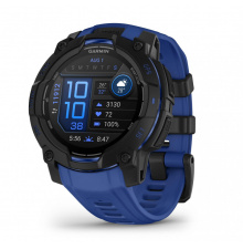 Garmin Instinct 3 45mm, AMOLED Black Blue Limited edition pulzusmérő óra