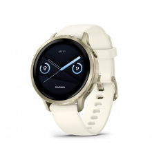 Garmin Venu 4 - 41mm Lunar Gold-Bone pulzusmérő óra