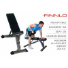 Finnlo Incline Bench állítható pad kombo