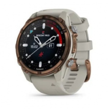 Garmin Descent™ Mk3i - 43mm Bronze PVD Titanium szilikon szíjjal pulzusmérő óra