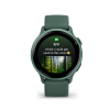 Garmin vívoactive 6 Metallic Jasper Green pulzusmérő óra