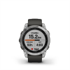 Garmin fenix 7 Silver-Graphite pulzusmérő óra