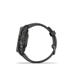 Garmin Epix Pro (Gen2) Sapphire 42 mm Karbonszürke DLC - fekete szilikon szíjjal pulzusmérő óra